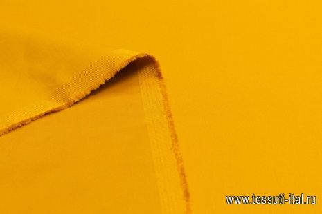 Хлопок стрейч для тренча (о) темная охра - итальянские ткани Тессутидея арт. 01-5773