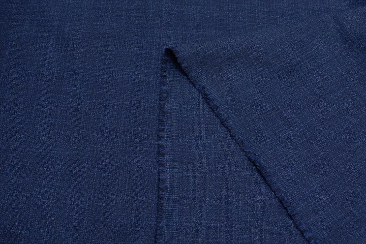 Костюмная (н) синяя меланжевая в стиле Loro Piana - итальянские ткани Тессутидея арт. 05-4164
