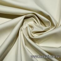 Плательная стрейч (о) молочная - итальянские ткани Тессутидея арт. 01-3676