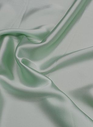 Шелк атлас (о) мятный - в интернет-магазине тканей Тессутидея арт. 10-3177