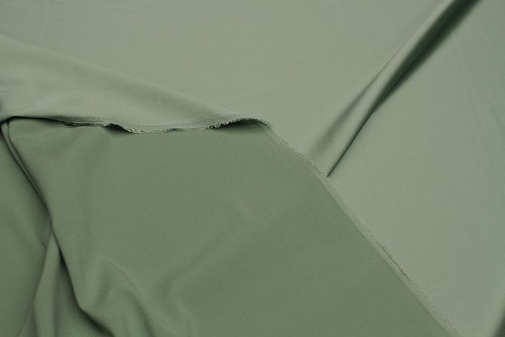 Шелк атлас стрейч (о) мятный 19 мом - итальянские ткани Тессутидея арт. 10-3408