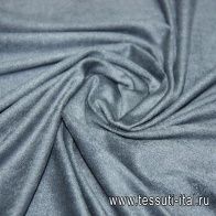 Трикотаж под замшу (о) серый ш-150см - итальянские ткани Тессутидея арт. 13-1021