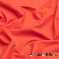 Хлопок стрейч (о) морковный - итальянские ткани Тессутидея арт. 01-5786