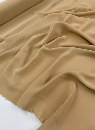 Крепдешин шелк с ацетатом (о) бежевый - в интернет-магазине тканей Тессутидея арт. 10-5048