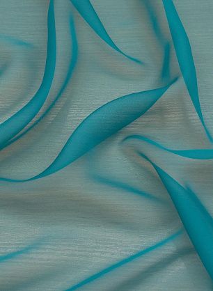Шифон (о) темно-бирюзовый - в интернет-магазине тканей Тессутидея арт. 10-2876