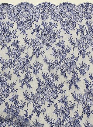 Кружево (о) сине-сиреневое ш-95см - в интернет-магазине тканей Тессутидея арт. 03-7179