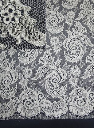 Кружево Solstiss (о) светло-зеленое ш-90см - в интернет-магазине тканей Тессутидея арт. 03-2356