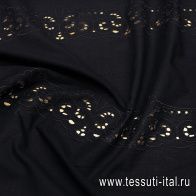 Шитье (о) черное - итальянские ткани Тессутидея арт. 01-7499
