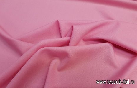Костюмная креп (о) ярко-розовая - итальянские ткани Тессутидея арт. 05-3292