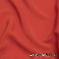 Крепдешин (о) терракотовый - итальянские ткани Тессутидея арт. 10-1879