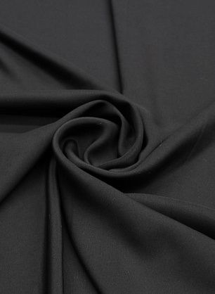 Шелк кади (о) черный - в интернет-магазине тканей Тессутидея арт. 10-3524