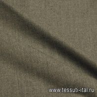 Костюмная шерсть (о) серо-бежевая меланж - итальянские ткани Тессутидея арт. 05-5007