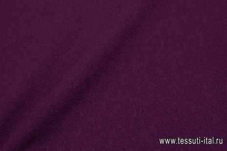 Пальтовая лоден (о) фиолетовая - итальянские ткани Тессутидея арт. 09-1870