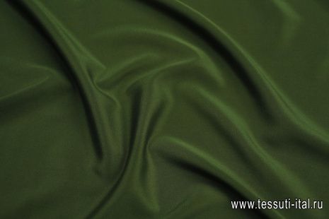 Крепдешин (о) зеленый - итальянские ткани Тессутидея арт. 10-3267