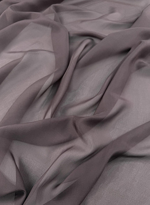 Шифон (о) темно-серо-коричневый - в интернет-магазине тканей Тессутидея арт. 10-4981