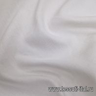 Лен стрейч (о) белый - итальянские ткани Тессутидея арт. 16-0908
