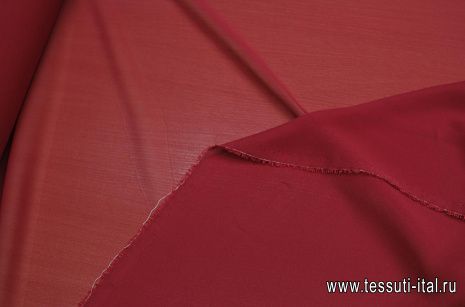 Шифон 40 г/м (о) бордовый  - итальянские ткани Тессутидея арт. 10-3148