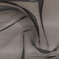 Органза (о) черная - итальянские ткани Тессутидея арт. 10-2723