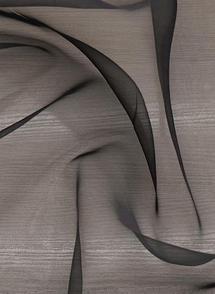 Органза (о) черная - в интернет-магазине тканей Тессутидея арт. 10-2723