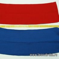 Подвяз красный, голубой ш-20см - итальянские ткани Тессутидея арт. F-2872