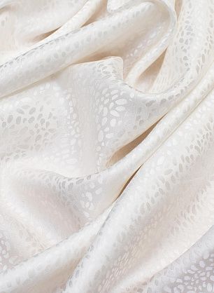 Шелк жаккард (о) айвори - в интернет-магазине тканей Тессутидея арт. 02-8924