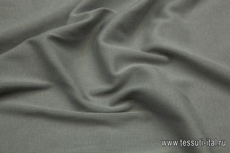 Трикотаж хлопок (о) серый - итальянские ткани Тессутидея арт. 12-0757