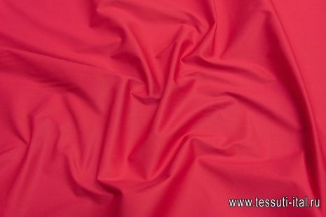 Хлопок стрейч (о) красный - итальянские ткани Тессутидея арт. 01-6812