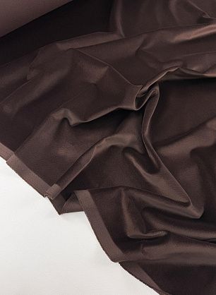 Бархат (о) темно-коричневый - в интернет-магазине тканей Тессутидея арт. 01-8089