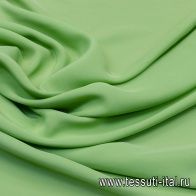 Крепдешин (о) светло-зеленый - итальянские ткани Тессутидея арт. 03-5767