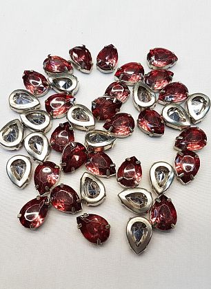 Стразы пришивные розовые Swarovski - в интернет-магазине тканей Тессутидея арт. F-3541