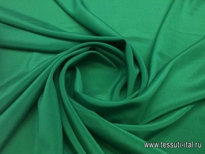 Крепдешин (о) ярко-зеленый - итальянские ткани Тессутидея арт. 02-7374