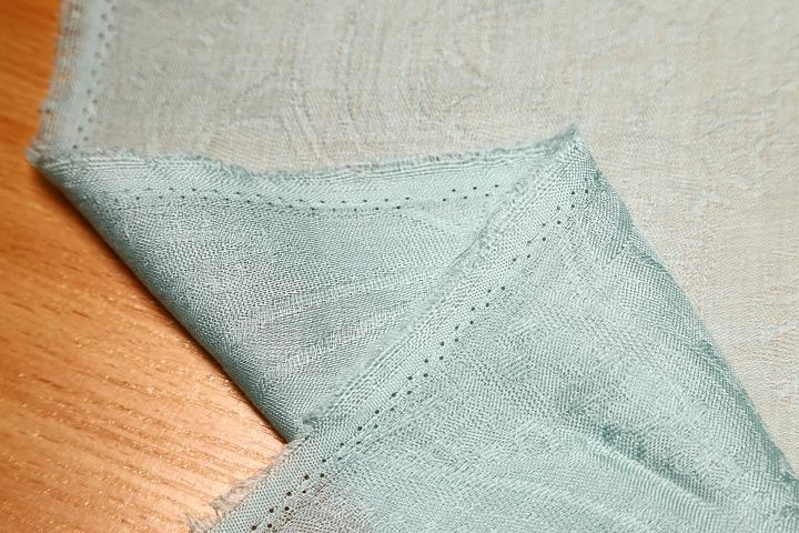 Плательная фактурная (о) ментоловая  - итальянские ткани Тессутидея арт. 02-7057