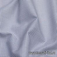 Сорочечная (н) сине-белая клетка - итальянские ткани Тессутидея арт. 01-6240