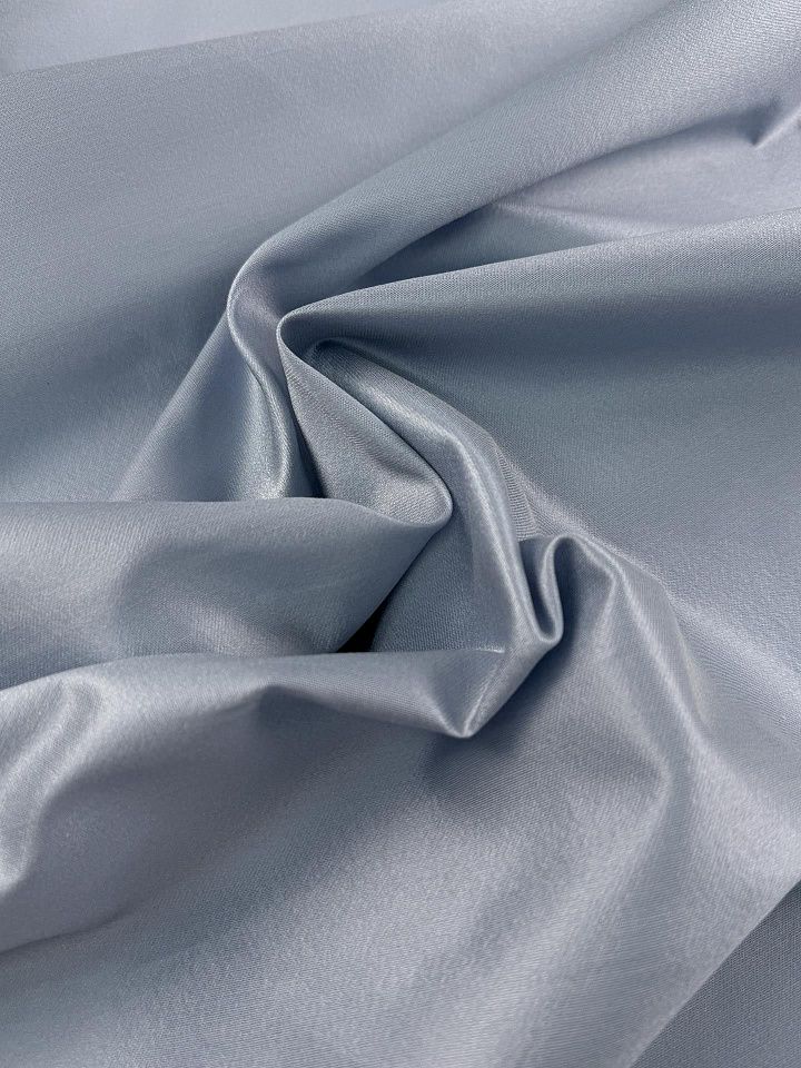 Плательная дюшес шелк+шерсть (о) голубая - итальянские ткани Тессутидея арт. 10-4855