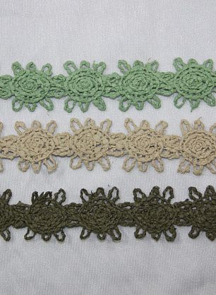 Тесьма отделочная ромашки в ассортименте - в интернет-магазине тканей Тессутидея арт. F-1577