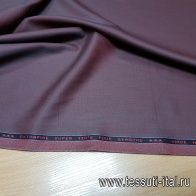 Костюмная супер 130 (н) серо-бордовая меланж - итальянские ткани Тессутидея арт. 05-2478