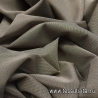 Плательная сетка (о) серая - итальянские ткани Тессутидея арт. 03-5201