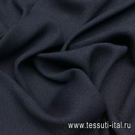 Плательная фактурная (о) темно-синяя - итальянские ткани Тессутидея арт. 03-5111