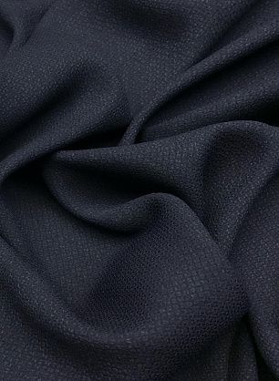 Плательная фактурная (о) темно-синяя - в интернет-магазине тканей Тессутидея арт. 03-5111