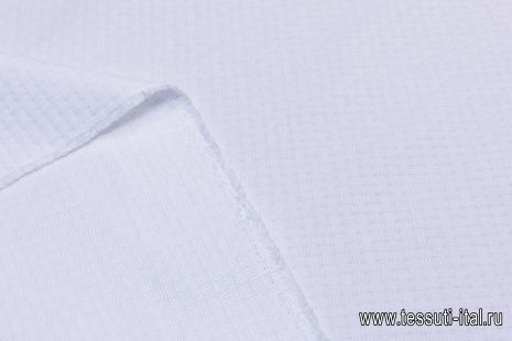 Жаккард (о) белый - итальянские ткани Тессутидея арт. 01-5228