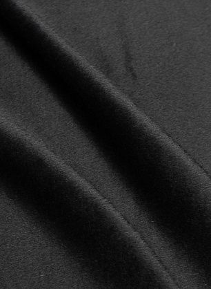 Пальтовая альпака+шерсть (о) черная - в интернет-магазине тканей Тессутидея арт. 09-2164