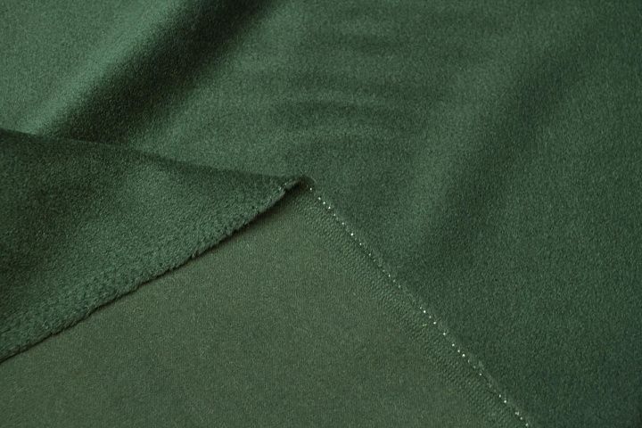 Пальтовая велюр 610 г/м (о) изумрудная - итальянские ткани Тессутидея арт. 09-2117