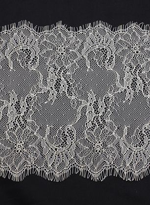 Кружево Solstiss (н) бело-желтое ш-19см - в интернет-магазине тканей Тессутидея арт. 03-7088