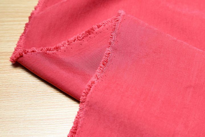 Плащевая (о) кораллово-красная - итальянские ткани Тессутидея арт. 03-4371