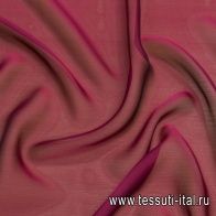 Шифон (о) вишневый - итальянские ткани Тессутидея арт. 10-2214