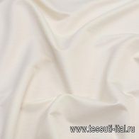 Костюмная (о) молочная полоска - итальянские ткани Тессутидея арт. 05-4182