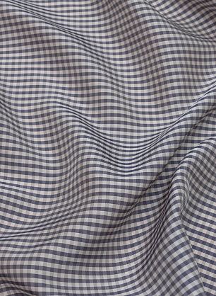 Подкладочная (н) сине-бело-серая клетка - в интернет-магазине тканей Тессутидея арт. 08-1341