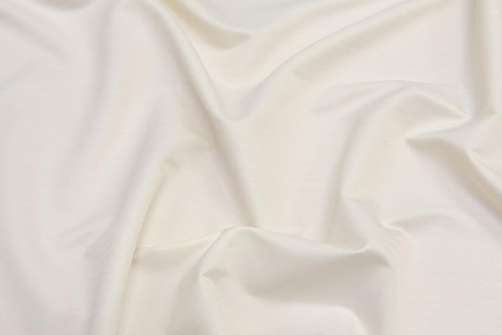 Костюмная (о) молочная полоска - итальянские ткани Тессутидея арт. 05-4182
