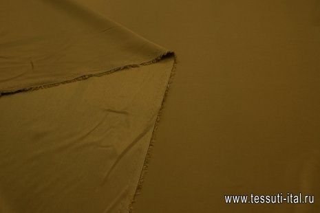 Подкладочная стрейч (о) горчичная - итальянские ткани Тессутидея арт. 07-1335