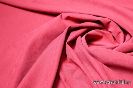 Плащевая (о) кораллово-красная - итальянские ткани Тессутидея арт. 03-4371